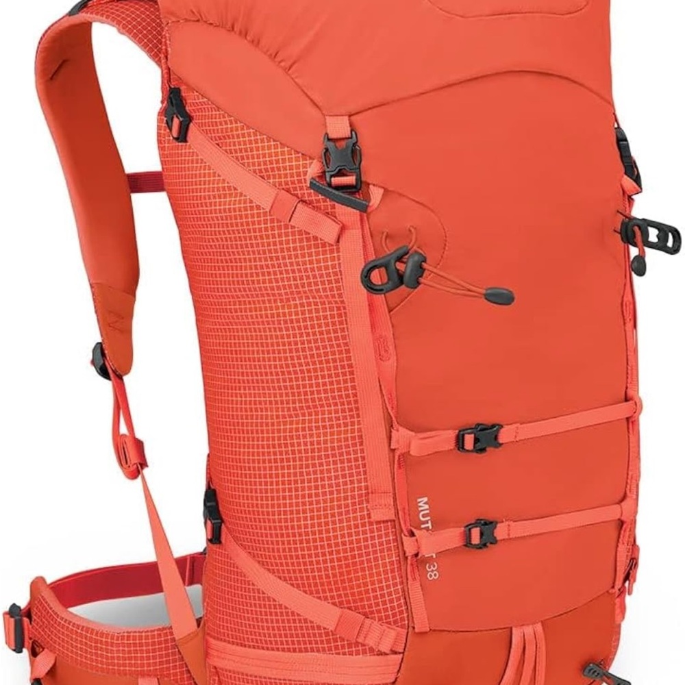 NWOT Osprey Mutant 38L Climbing Unisex Backpack, Mars Orange, M/L